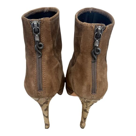 House of Harlow 1960 - Antelope Nexa Tan High Heel Zip Boots - Picture 1 of 13